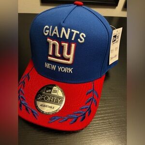 New Era Blue and Red Giants Cap